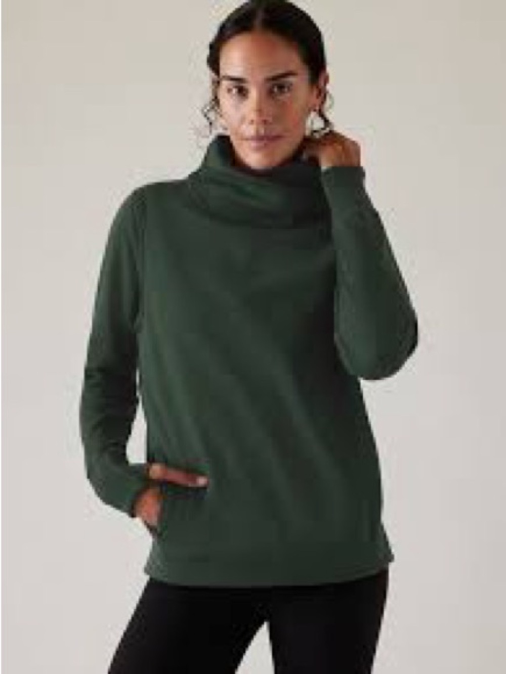 Athleta Cozy Karma Twist Neck Sweatshirt
